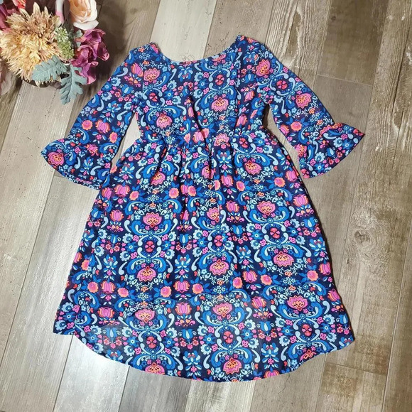 Faded Glory Fg Fashion Boho Hi-Low Dress Girl's Small (6-6X) - Picture 11 of 11